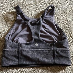 Lululemon High Neck Longline Sports Bra